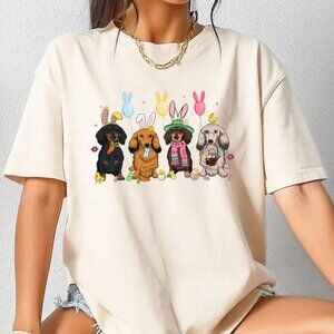 Easter Dog T-shirt, Dog Lover Tee, Cute Dog Shirt Gift